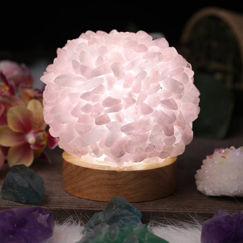 Gemstone Crystal Lamp